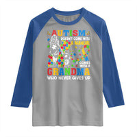 Autism Grandma Raglan Shirt Autism Doesn't Come With A Manual It Comes With A Grandma