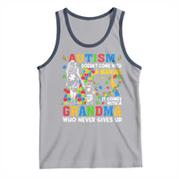 Autism Grandma Tank Top Autism Doesn't Come With A Manual It Comes With A Grandma
