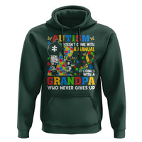 Autism Grandpa Hoodie Autism Doesn't Come With A Manual It Comes With A Grandpa