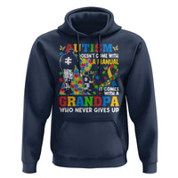 Autism Grandpa Hoodie Autism Doesn't Come With A Manual It Comes With A Grandpa