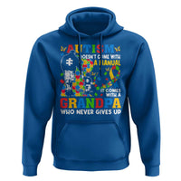 Autism Grandpa Hoodie Autism Doesn't Come With A Manual It Comes With A Grandpa