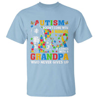 Autism Grandpa T Shirt Autism Doesn't Come With A Manual It Comes With A Grandpa