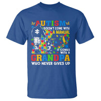 Autism Grandpa T Shirt Autism Doesn't Come With A Manual It Comes With A Grandpa