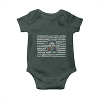 Autism Awareness Baby Onesie I Am More Than Autism Puzzle Piece