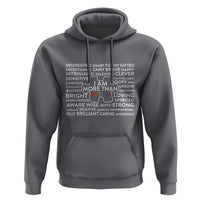 Autism Awareness Hoodie I Am More Than Autism Puzzle Piece