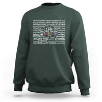 Autism Awareness Sweatshirt I Am More Than Autism Puzzle Piece