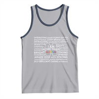 Autism Awareness Tank Top I Am More Than Autism Puzzle Piece