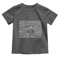 Autism Awareness Toddler T Shirt I Am More Than Autism Puzzle Piece