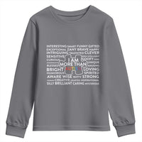 Autism Awareness Youth Sweatshirt I Am More Than Autism Puzzle Piece