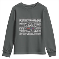 Autism Awareness Youth Sweatshirt I Am More Than Autism Puzzle Piece