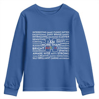 Autism Awareness Youth Sweatshirt I Am More Than Autism Puzzle Piece