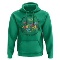 Funny Autism Awareness What Makes You Different Is What Makes You Beautiful Hoodie Coquette Puzzle