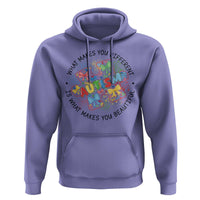 Funny Autism Awareness What Makes You Different Is What Makes You Beautiful Hoodie Coquette Puzzle