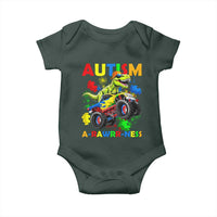 Funny Autism Awareness Dinosaur Baby Onesie Autism Arawrrness Monster Truck Puzzle Pieces