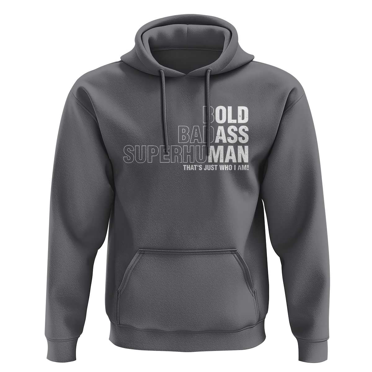 Funny Bold Badass Superhuman Hoodie Sarcastic Old Man Father's Day