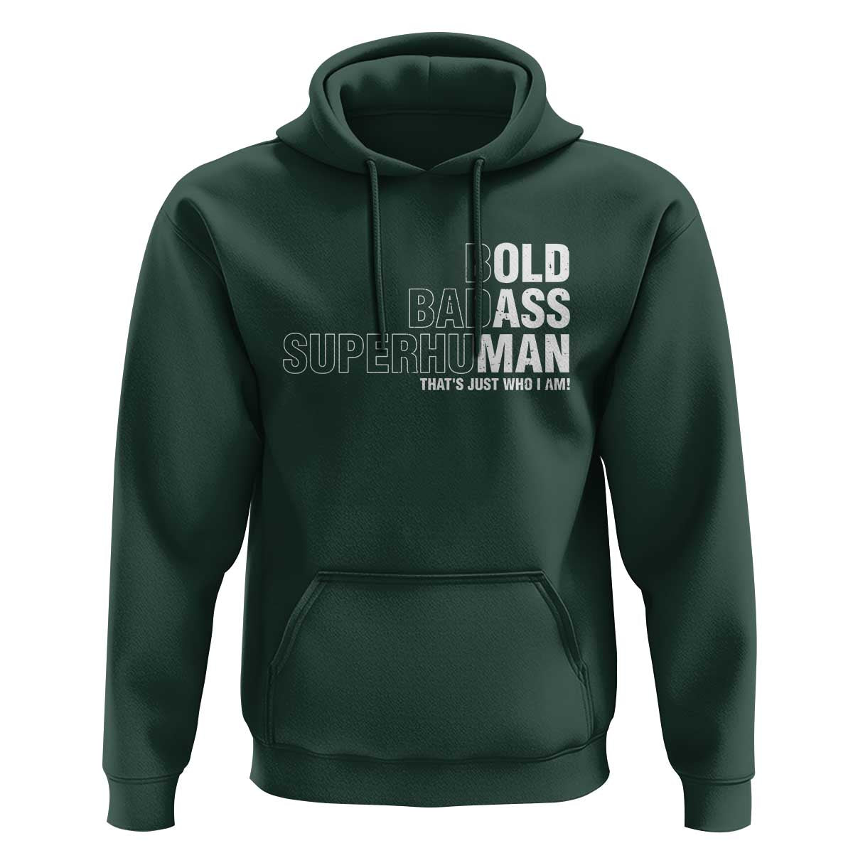 Funny Bold Badass Superhuman Hoodie Sarcastic Old Man Father's Day