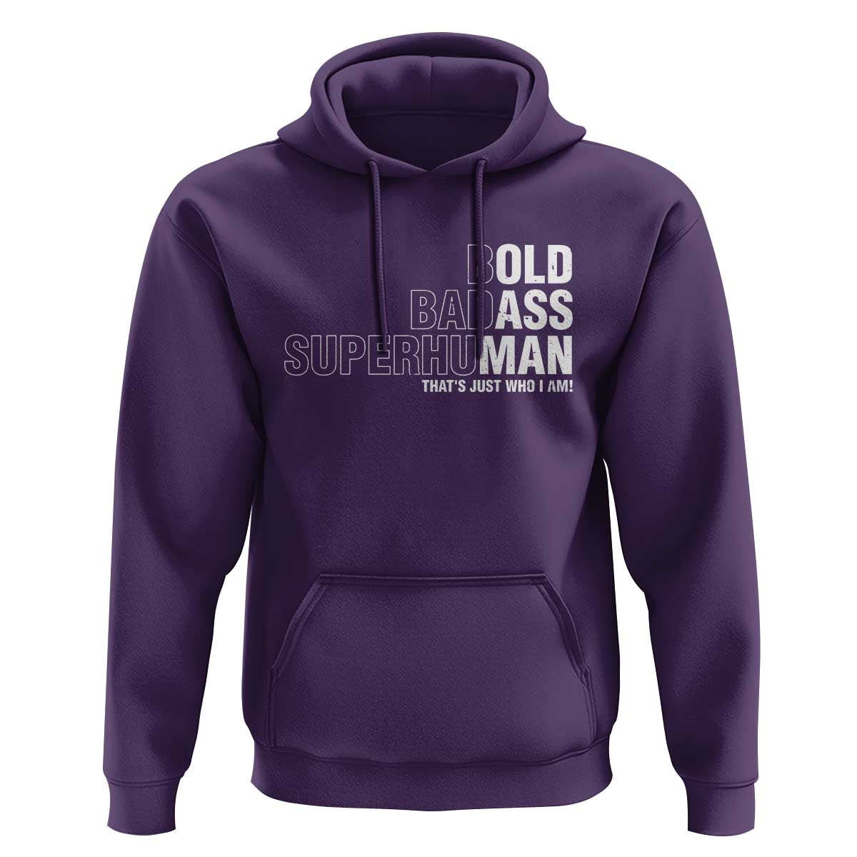 Funny Bold Badass Superhuman Hoodie Sarcastic Old Man Father's Day