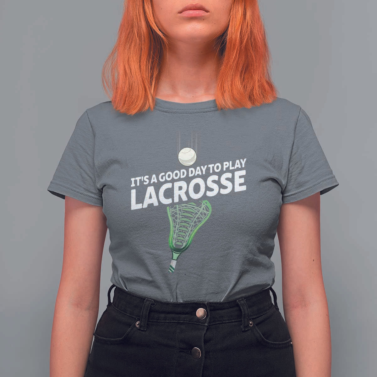 Funny It's A Good Day To Play Lacrosse Lax T Shirt For Women