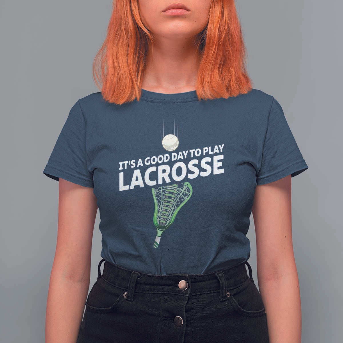 Funny It's A Good Day To Play Lacrosse Lax T Shirt For Women