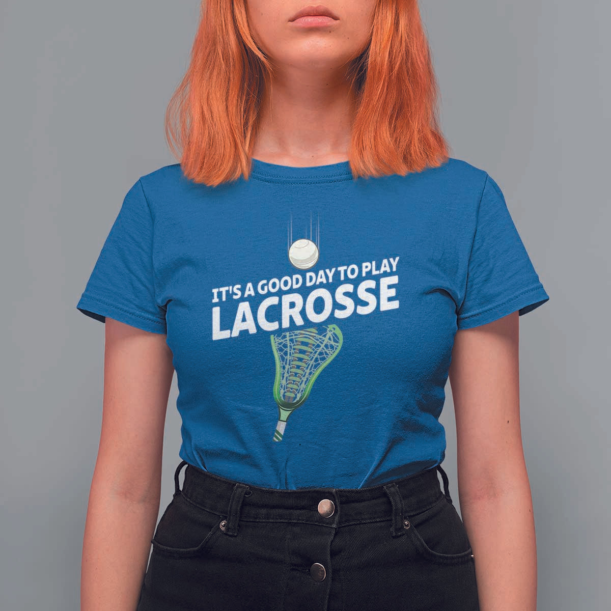 Funny It's A Good Day To Play Lacrosse Lax T Shirt For Women