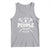 Funny Lacrosse Lax Tank Top I Beat People With A Stick Skull