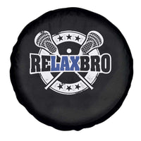 Funny Lax Lover Relax Bro Spare Tire Cover Lacrosse Joke
