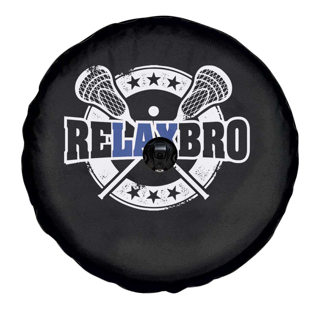 Funny Lax Lover Relax Bro Spare Tire Cover Lacrosse Joke