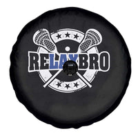 Funny Lax Lover Relax Bro Spare Tire Cover Lacrosse Joke