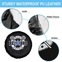 Funny Lax Lover Relax Bro Spare Tire Cover Lacrosse Joke