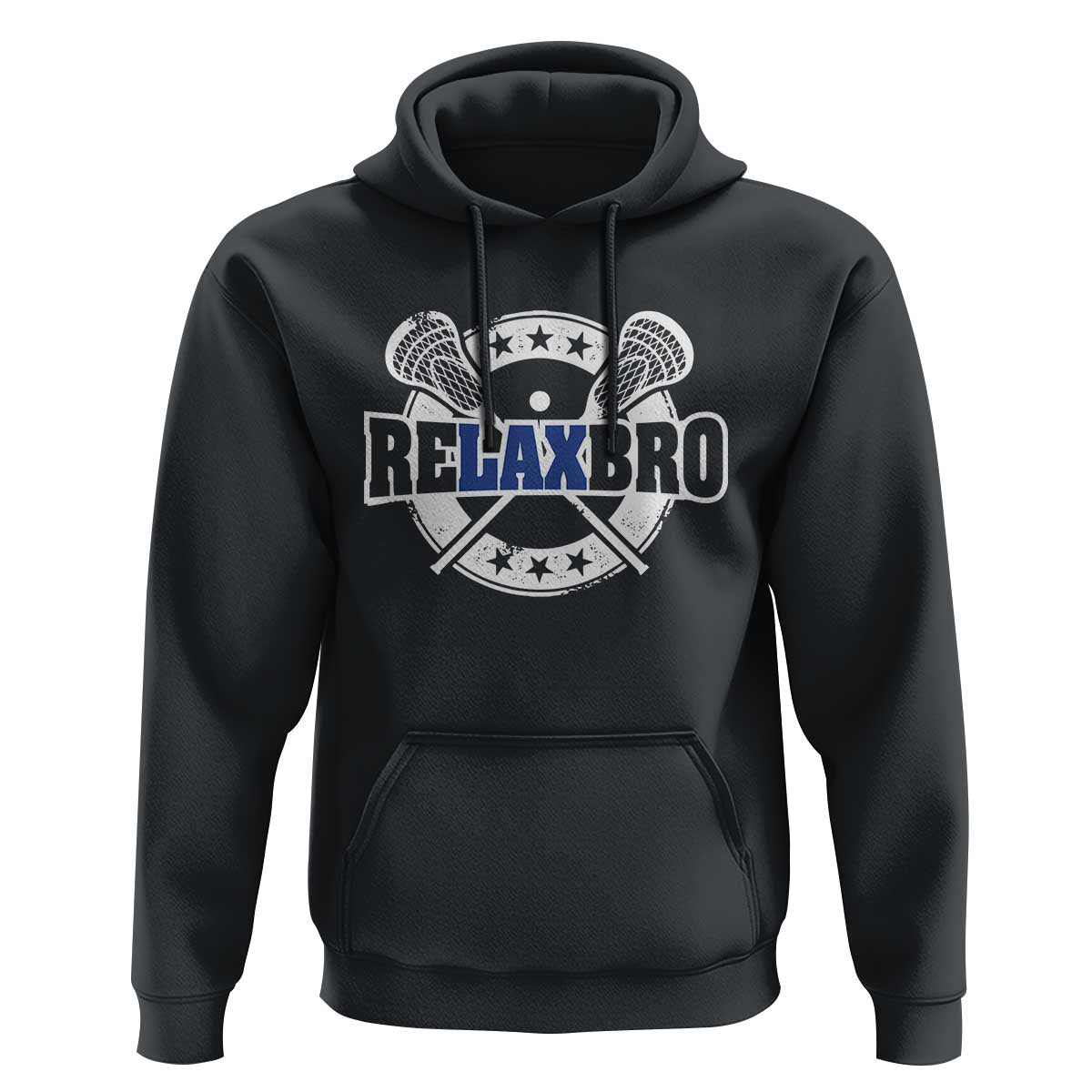 Funny Lax Lover Relax Bro Hoodie Lacrosse Joke