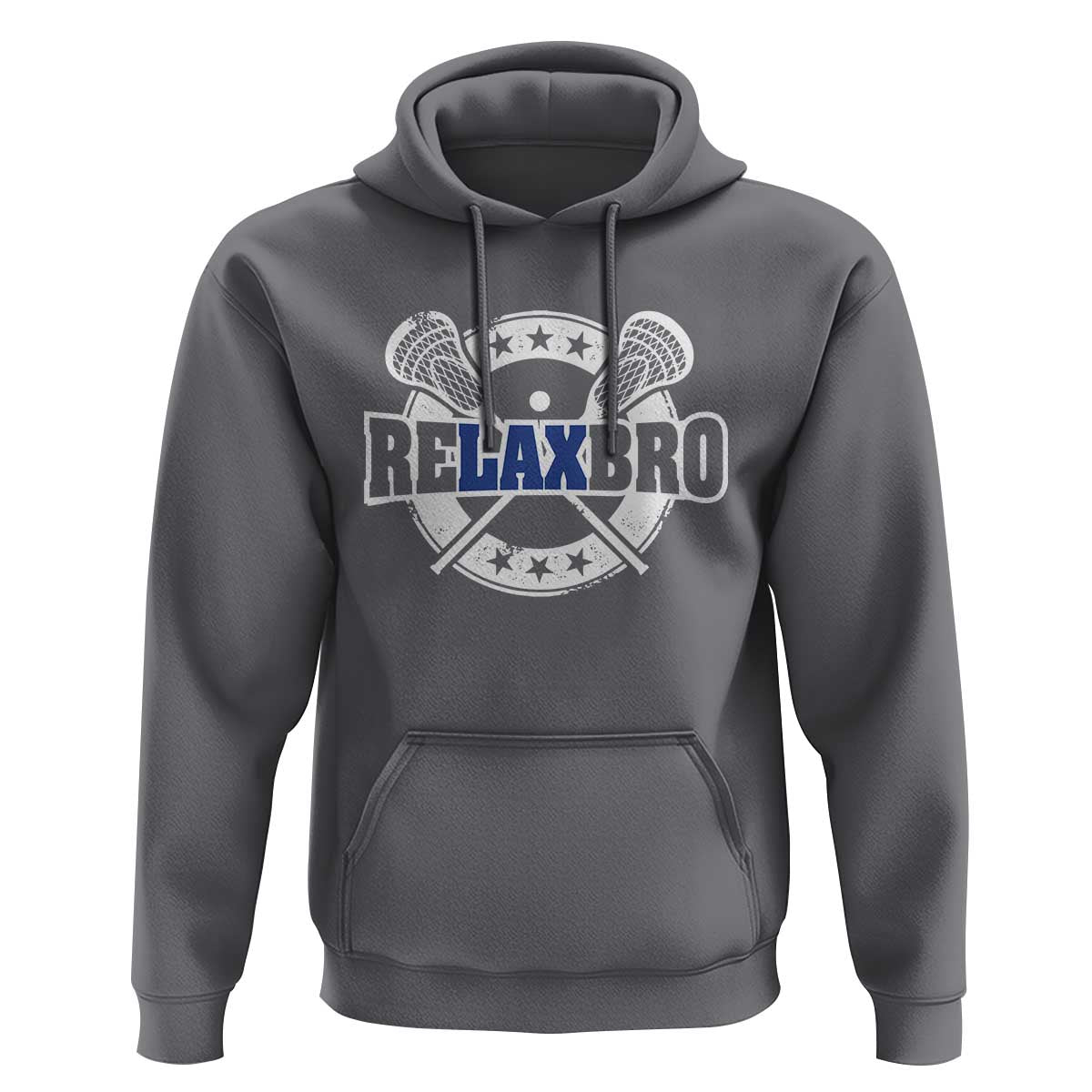 Funny Lax Lover Relax Bro Hoodie Lacrosse Joke