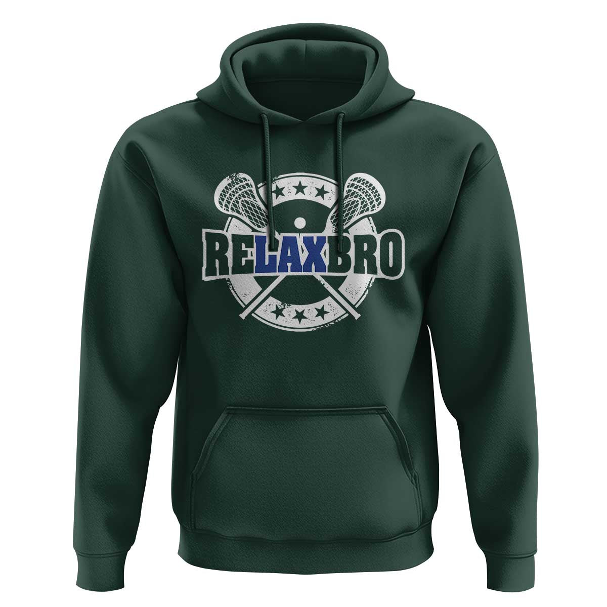 Funny Lax Lover Relax Bro Hoodie Lacrosse Joke