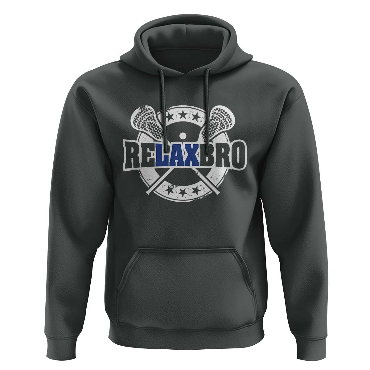 Funny Lax Lover Relax Bro Hoodie Lacrosse Joke