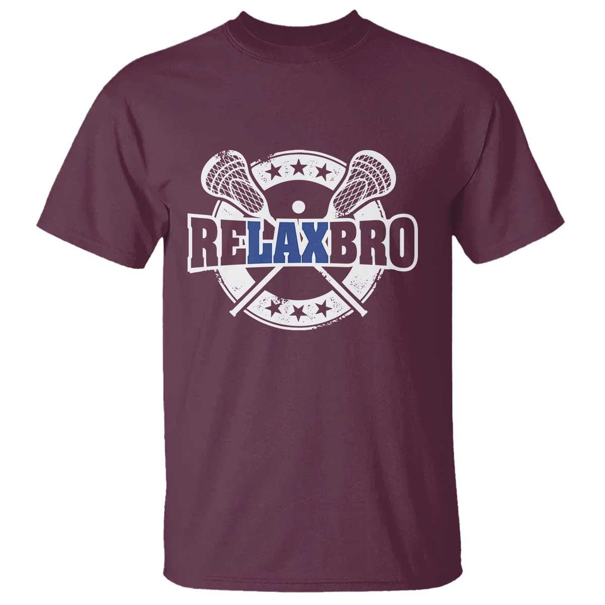 Funny Lax Lover Relax Bro T Shirt Lacrosse Joke