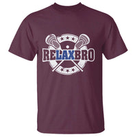 Funny Lax Lover Relax Bro T Shirt Lacrosse Joke