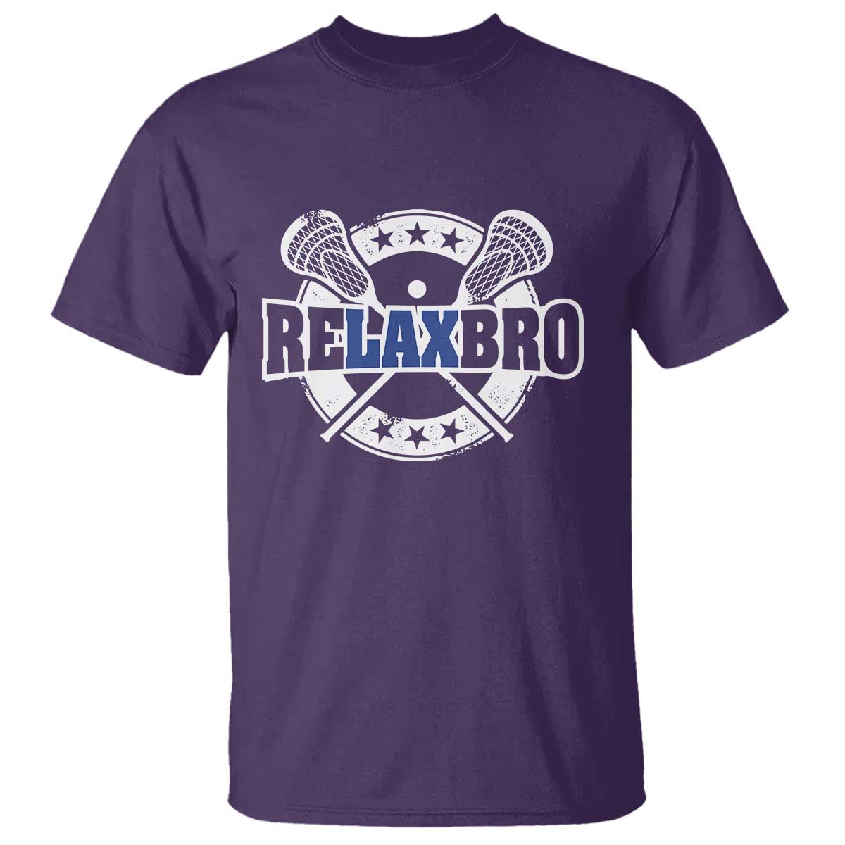 Funny Lax Lover Relax Bro T Shirt Lacrosse Joke