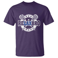 Funny Lax Lover Relax Bro T Shirt Lacrosse Joke