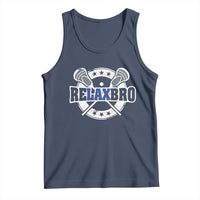 Funny Lax Lover Relax Bro Tank Top Lacrosse Joke