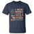 Funny Lacrosse Lax T Shirt I Beat People With A Stick Vintage American Flag