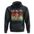 Funny Axolotl Lacrosse LAX Laxalotl Hoodie Lacrosse Player Retro Vintage