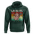 Funny Axolotl Lacrosse LAX Laxalotl Hoodie Lacrosse Player Retro Vintage