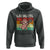 Funny Axolotl Lacrosse LAX Laxalotl Hoodie Lacrosse Player Retro Vintage