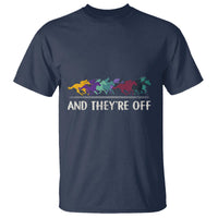 Horse Racing T Shirt And They're Off Vintage Jockey - Wonder Print Shop