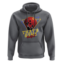 80s Bowling Hoodie That's Some Bowlshit Neon Retro Ball Pins Strike Spilt - Wonder Print Shop