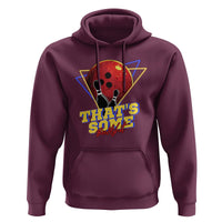 80s Bowling Hoodie That's Some Bowlshit Neon Retro Ball Pins Strike Spilt - Wonder Print Shop