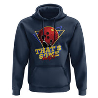 80s Bowling Hoodie That's Some Bowlshit Neon Retro Ball Pins Strike Spilt - Wonder Print Shop
