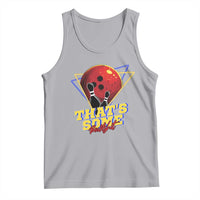 80s Bowling Tank Top That's Some Bowlshit Neon Retro Ball Pins Strike Spilt - Wonder Print Shop