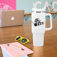 Funny Bowling Tumbler With Handle I'D Hit That Quote Bowling Pin Ball - Wonder Print Shop