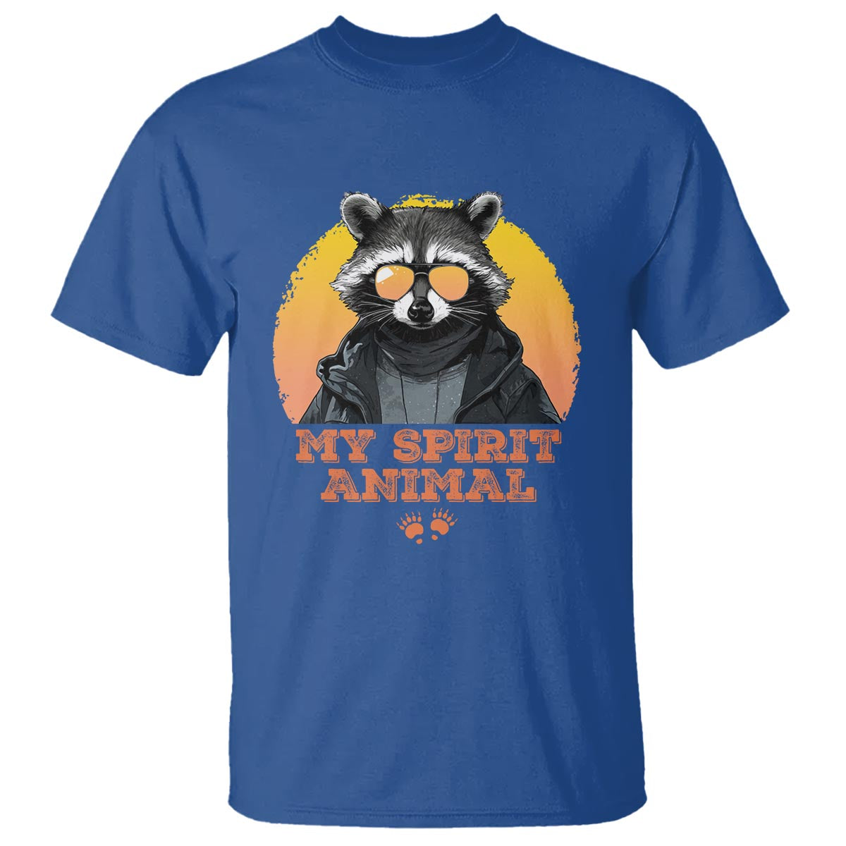 Funny Raccoon T Shirt My Spirit Animal Cute Trash Panda - Wonder Print Shop