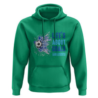 Soccer Lover Hoodie Life's About Goals And Assists Coach - Wonder Print Shop